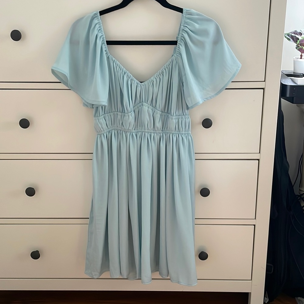 Princess Blue Mini Dress